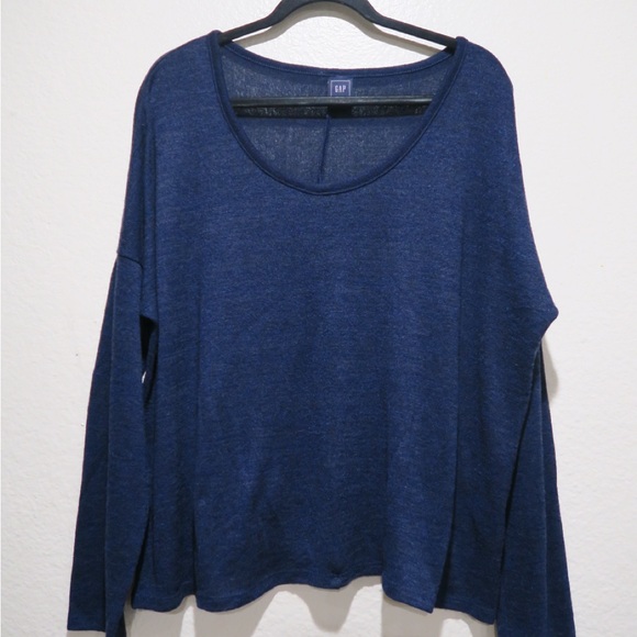 GAP Tops - GAP Women's Deep Blue Sweatshirt